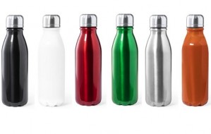 PREMIUM Trinkflasche aus Aluminium  - 30 Stück inklusive Gravur 