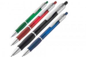 Kugelschreiber aus Kunststoff - 150 Stück inklusive einfarbiger Druck