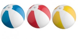 Mini-Wasserball Werbeset - 110 Stück inklusive einfarbiger Druck