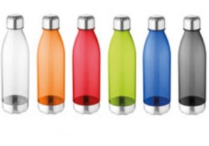 Trinkflasche aus BPA freiem Tritan™ -  13 Stück inklusive einfarbiger Druck
