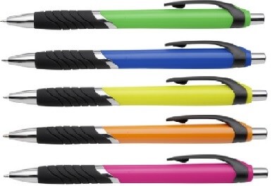 Druck-Kugelschreiber WAVE inklusive einfarbiger Bedruckung ab kleine Mengen