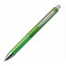 Druck-Kugelschreiber apfelgrün mit rutschfeste Griffzone